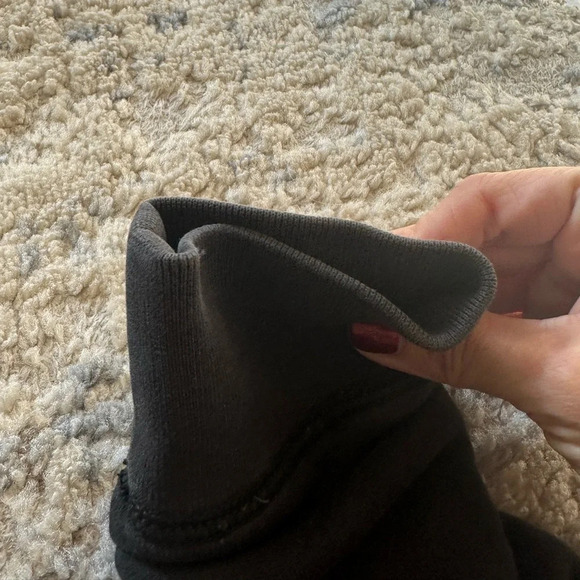 J.Crew Black Toggle Fleece Lined Hoodie Sweatshirt Size Small - Picture 5 of 6